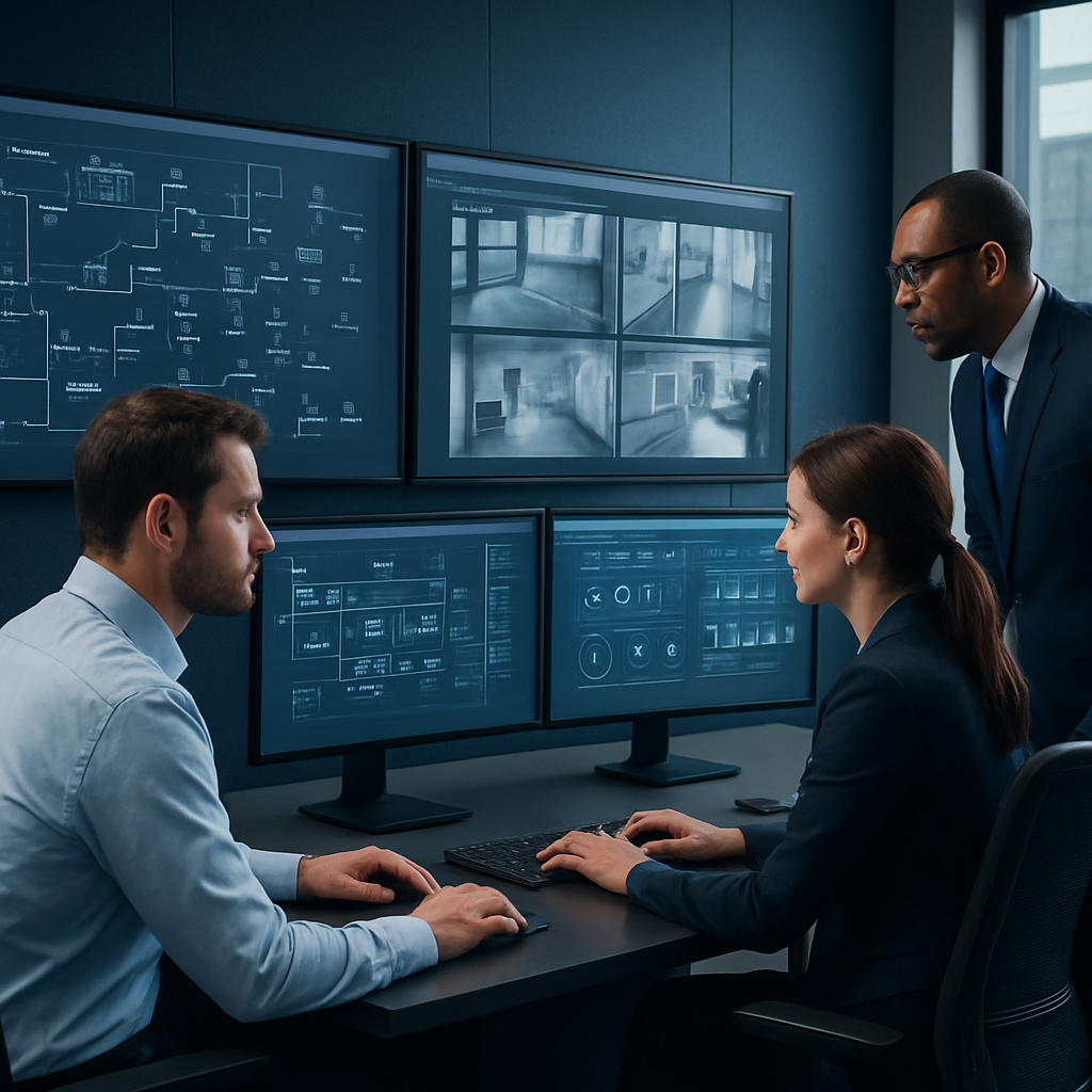 SANEHA engineering team reviewing control systems